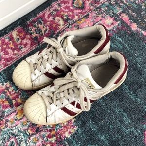 Beat up Adidas superstars